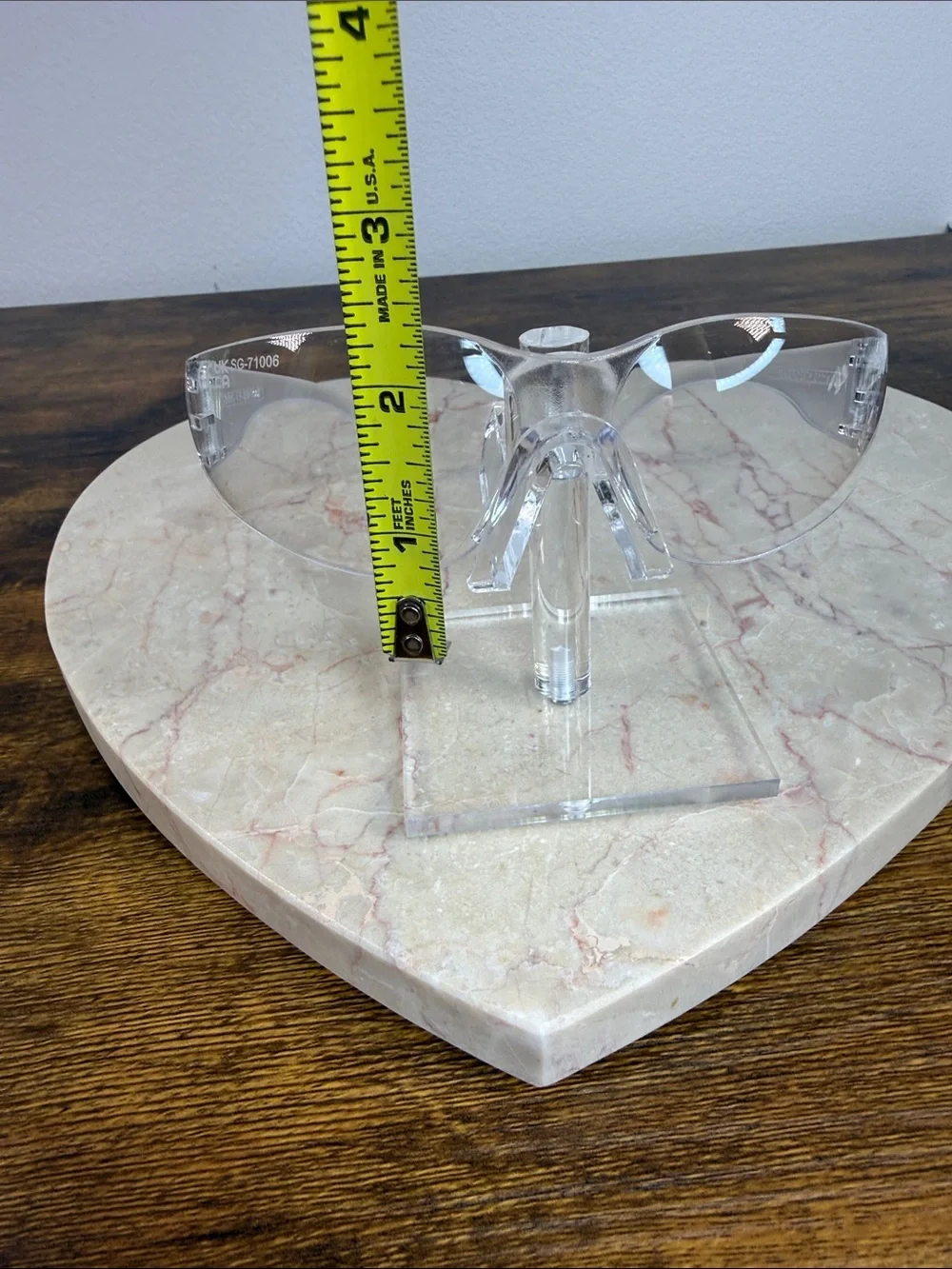 Clear Acrylic Wrap Around Glasses For Labs Work Cooking Ect